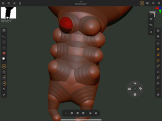ZBrush for iPad tutorial; sculpt a spider
