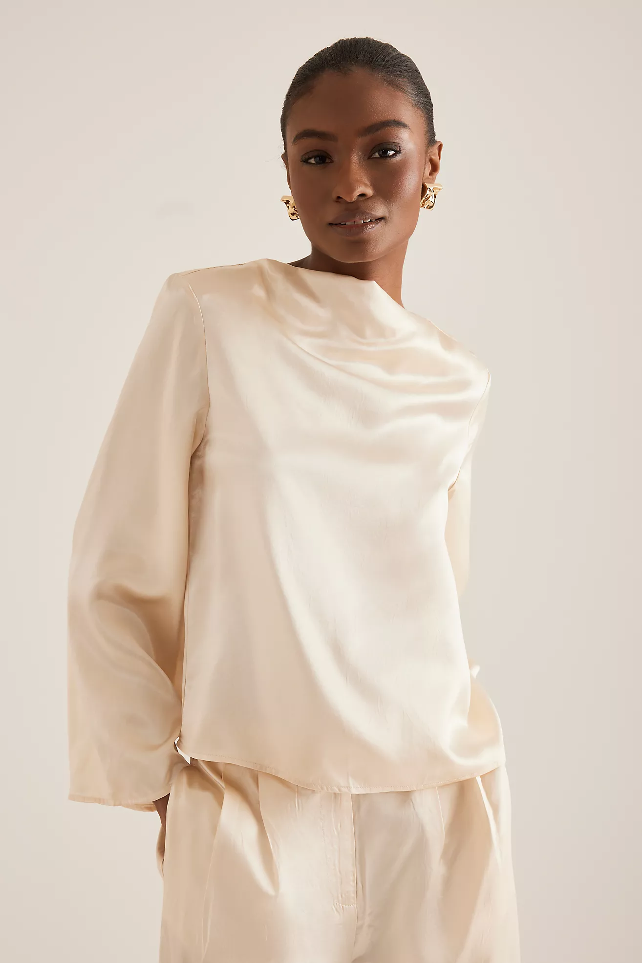 Selected Femme Selene Draped Top