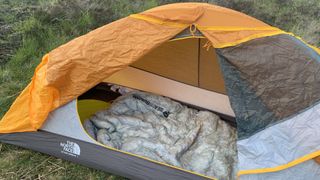 Sea to Summit Ember quilt inside tent