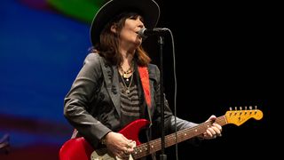 Rock and Roll Hall of Fame inductee Kathy Valentine of The Go-Go's performs onstage during The Wild Honey Foundation, Lenny Kaye & Rhino Present, A 50th Anniversary All-Star Celebration Of The Nuggets Compilation Album at Alex Theatre on May 19, 2023 in Glendale, California