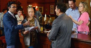 Later, Masood tells Tamwar to go travelling with Nancy as planned… and he's coming with them!
