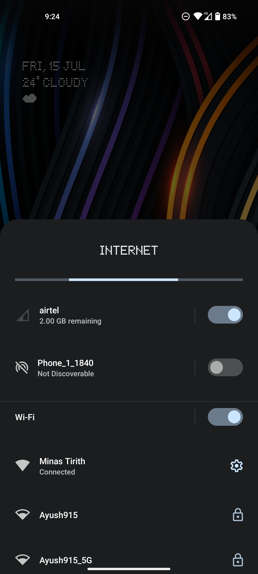 Nothing OS screenshots