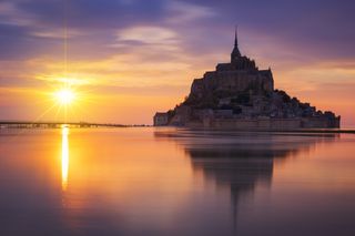Mont St Michel in France is one of the best UNESCO world heritage sites for photographers