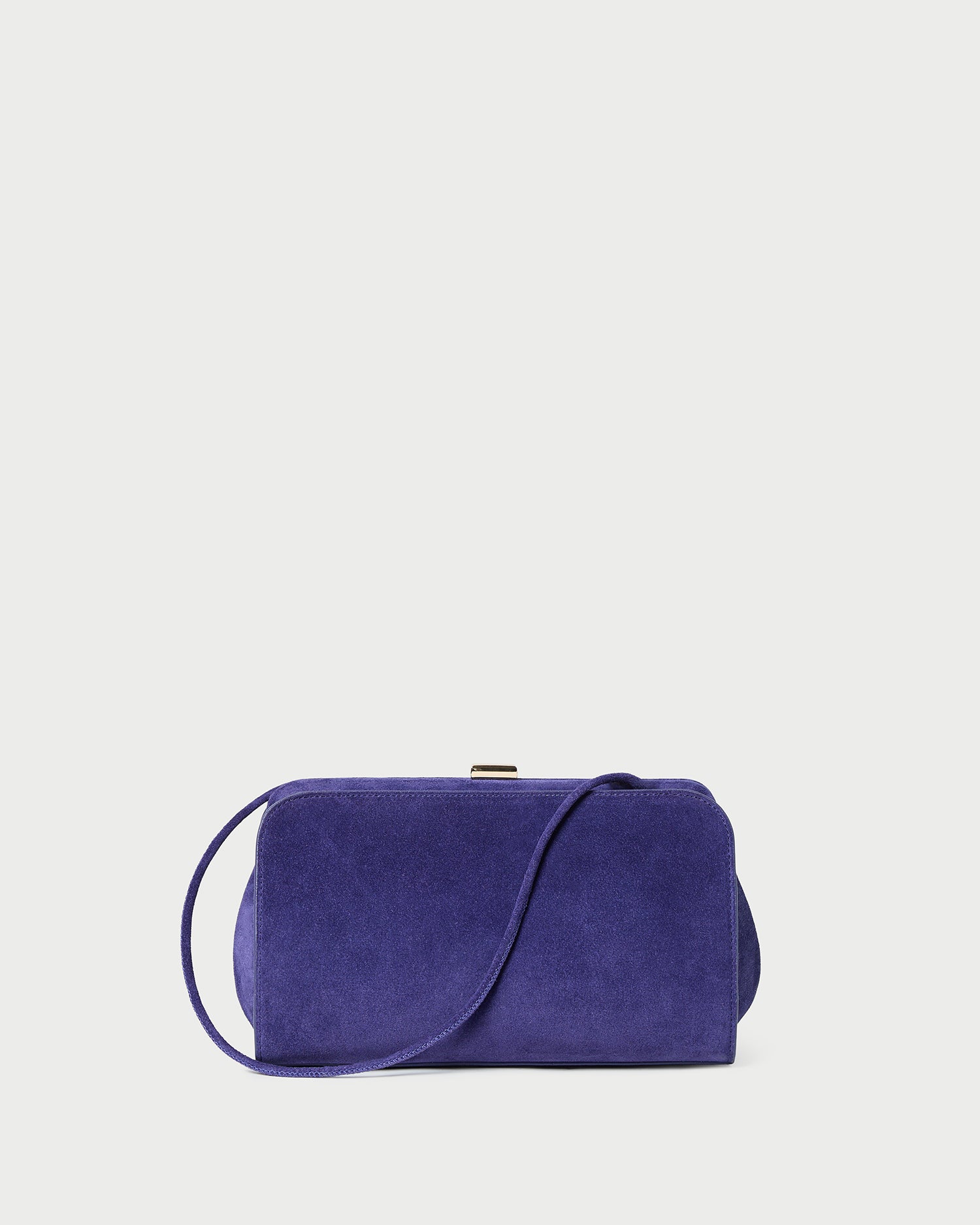 Zella Jewel Suede Clutch - Jewel / O/s