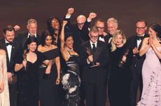 Actors at Oscars ceremony