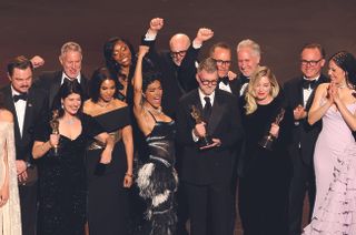 Actors at Oscars ceremony