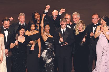 Actors at Oscars ceremony