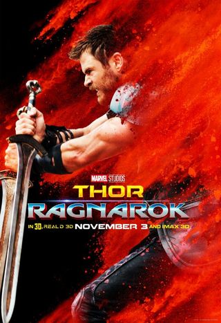 Chris Hemsworth Thor Ragnarok Poster