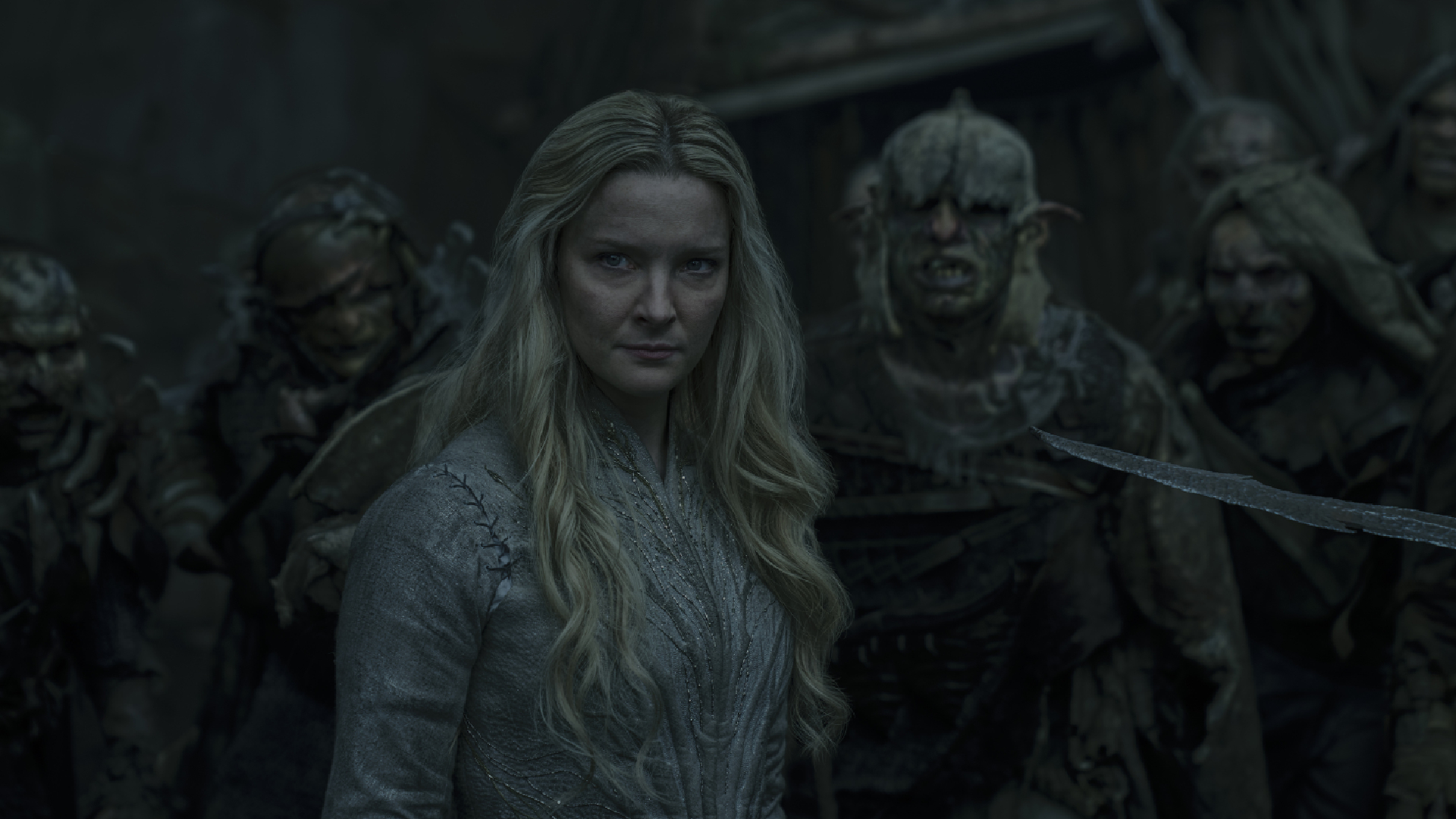 Morfydd Clark as Galadriel in The Lord of the Rings: The Rings of Power season 2