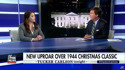 Tucker Carlson and Emily Crockett spar over "Baby, Its Cold Outside"