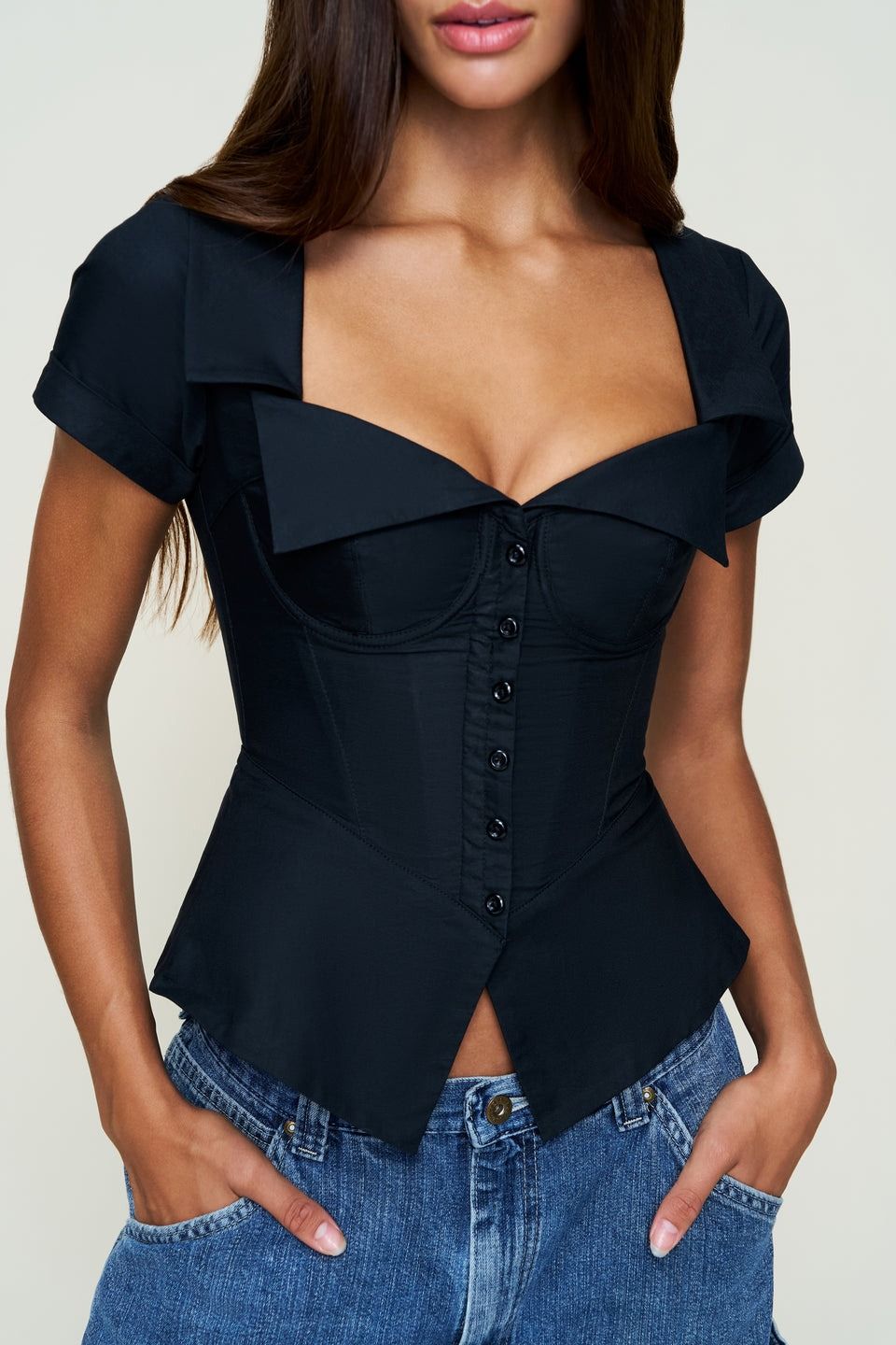 Danielle Guiziony Lia Buttondown Corset