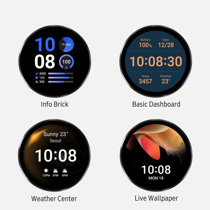 Samsung Galaxy Watch 4 New Watch Faces