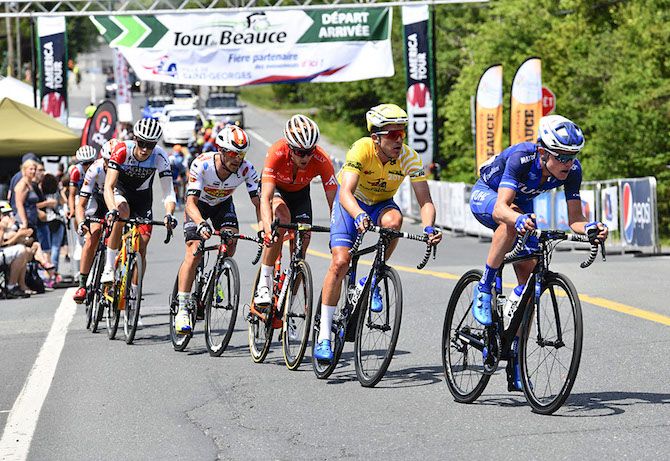 With three laps to go, Tvetcov was down to one teammate