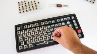 Installing new switches on the IROK FE75Pro mechanical keyboard