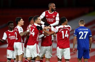 Lacazette thought he had put Arsenal ahead early on but the celebrations proved premature.