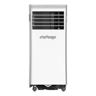 white portable air con unit