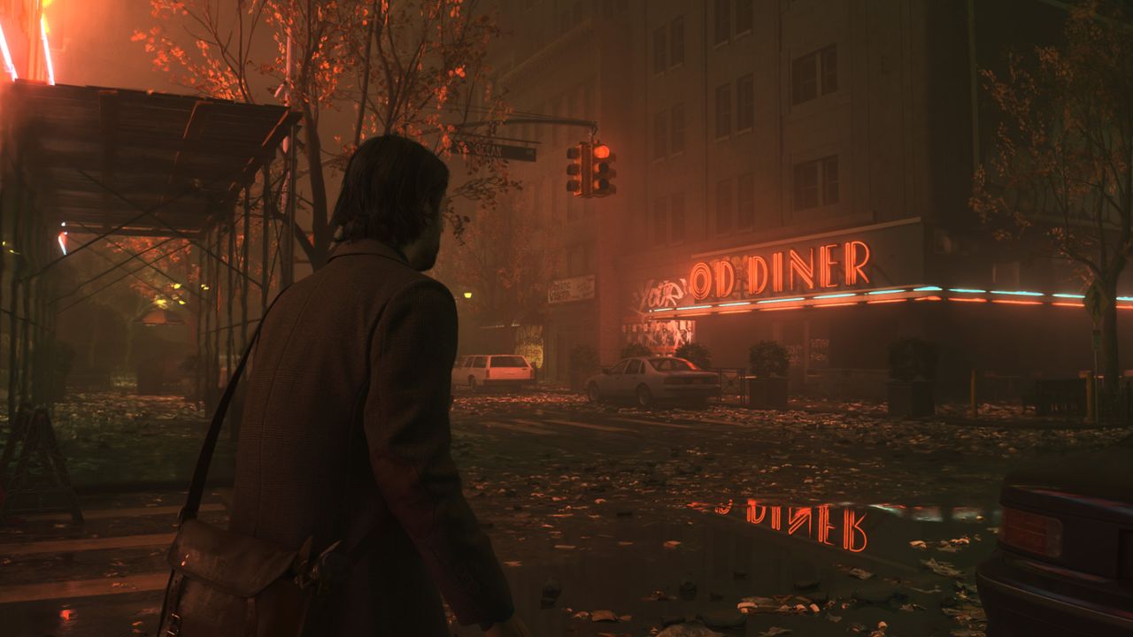 Screenshots of Alan in Alan Wake 2