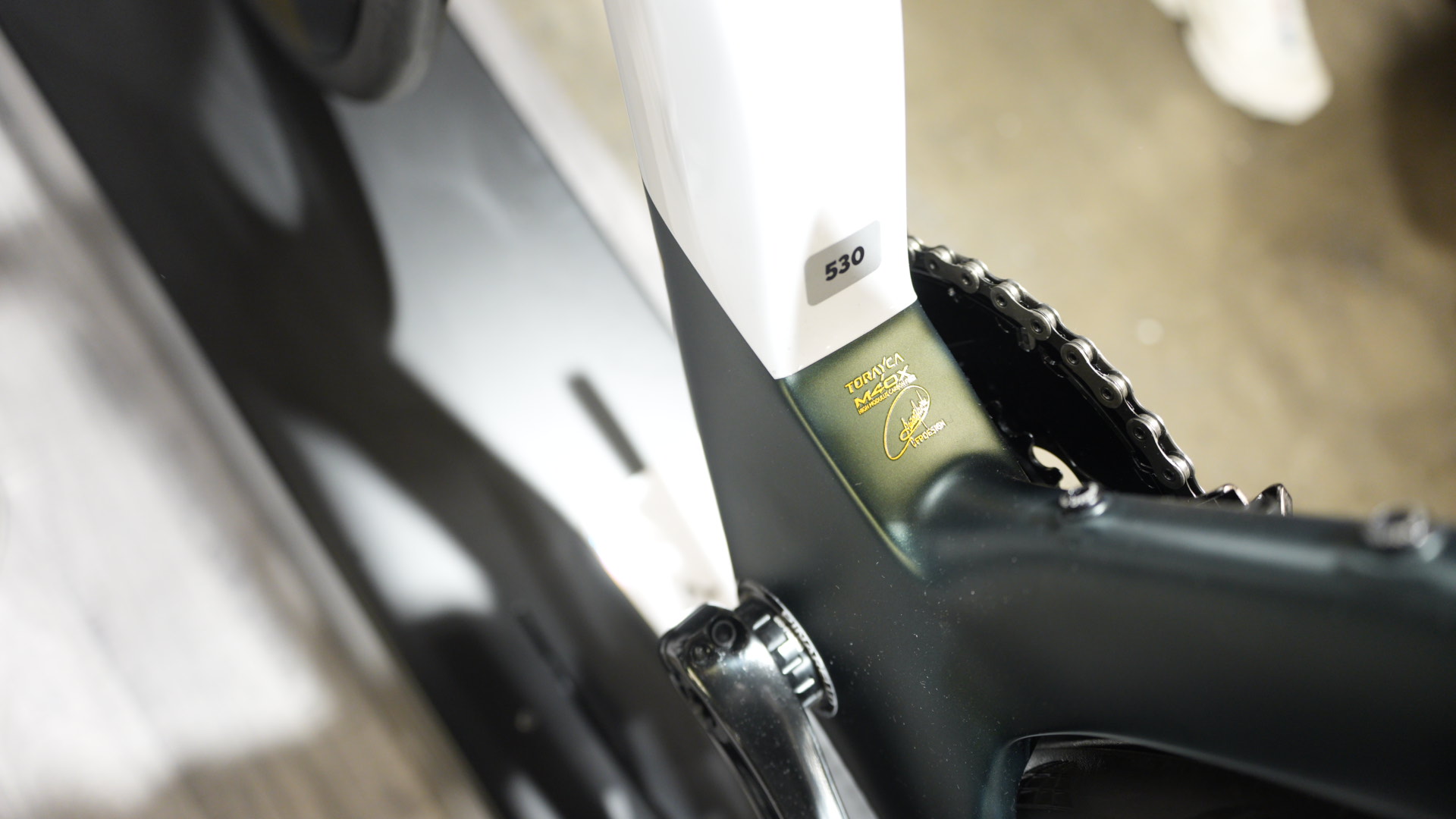 close up details of expensive bikes