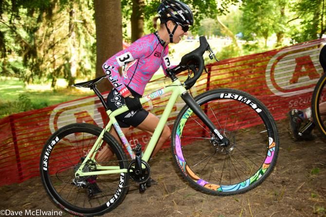 Caroline Mani (Raleigh Clement) was not positioned well on lap one