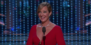 Allison Janney at the 90th Academy Awards in 2018 accepting her Best Supporting Actress win for I, T
