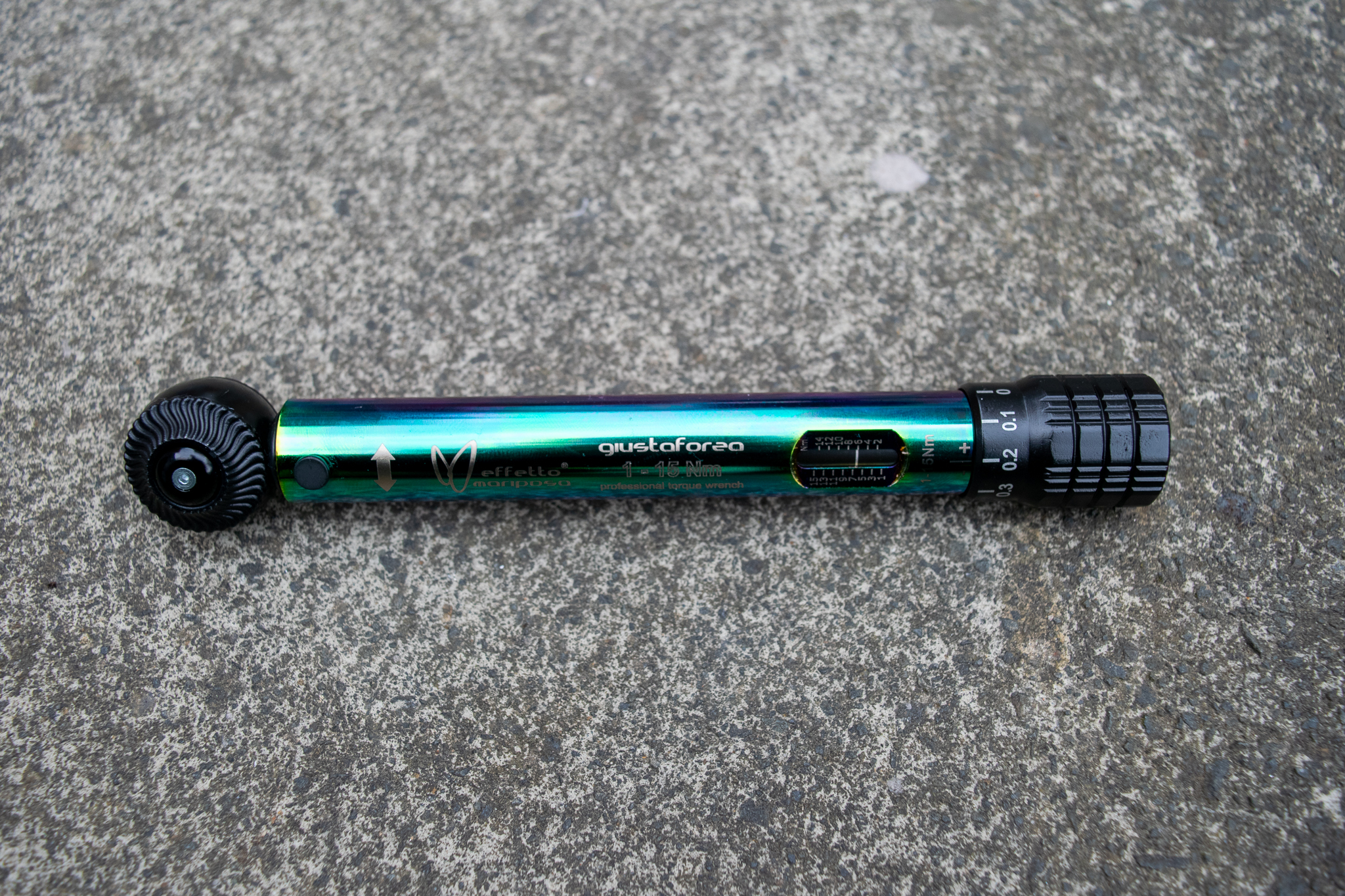 An Effetto Mariposa Giustaforza 1-15 Pro Evo torque wrench 