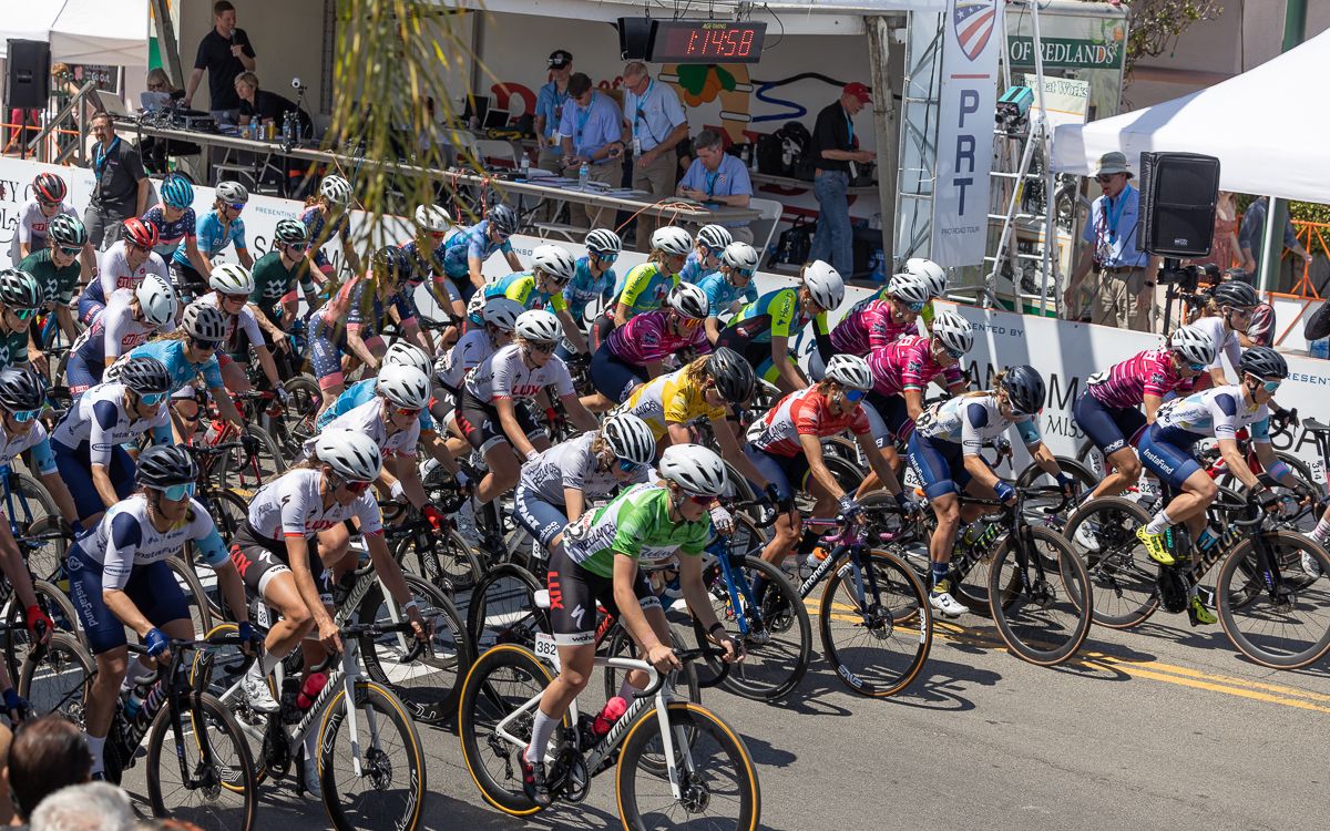 Two seconds into the hour and 15 minute womens' race.