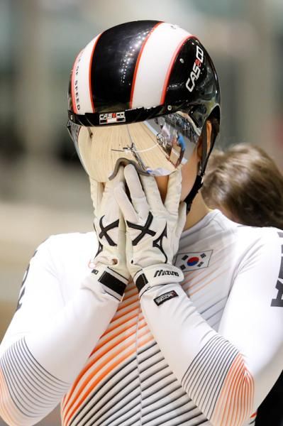 Tense times at the worlds.