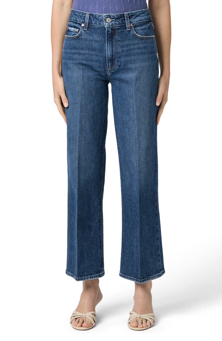 Leenah High Waist Ankle Wide Leg Jeans