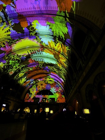 Christie Light Show in St. Louis Union Station