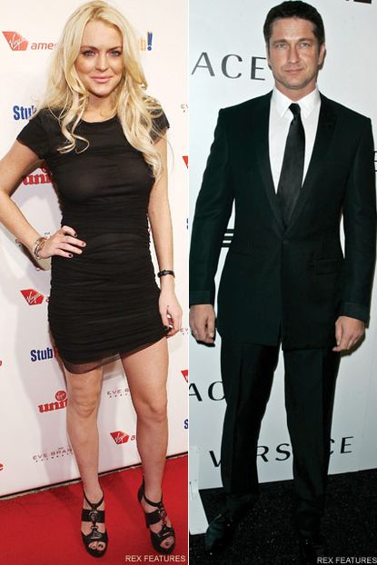 Lindsay Lohan & Gerard Butler - Celebrity News - Marie Claire