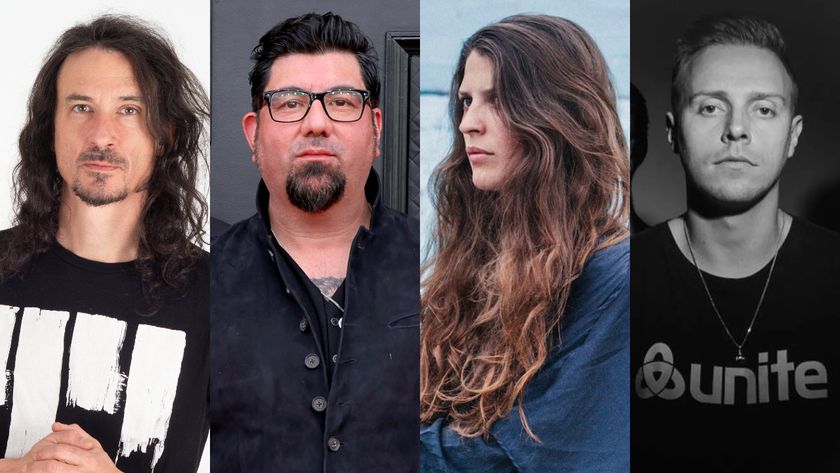 Joe Duplantier, Chino Moreno, Oathbreaker and Sam Carter posing in various photos 