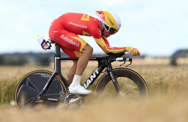 Luis Leon Sanchez (Rabobank) finished third on the stage