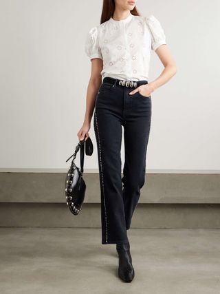 The Eyelet Broderie Anglaise Cotton Blouse