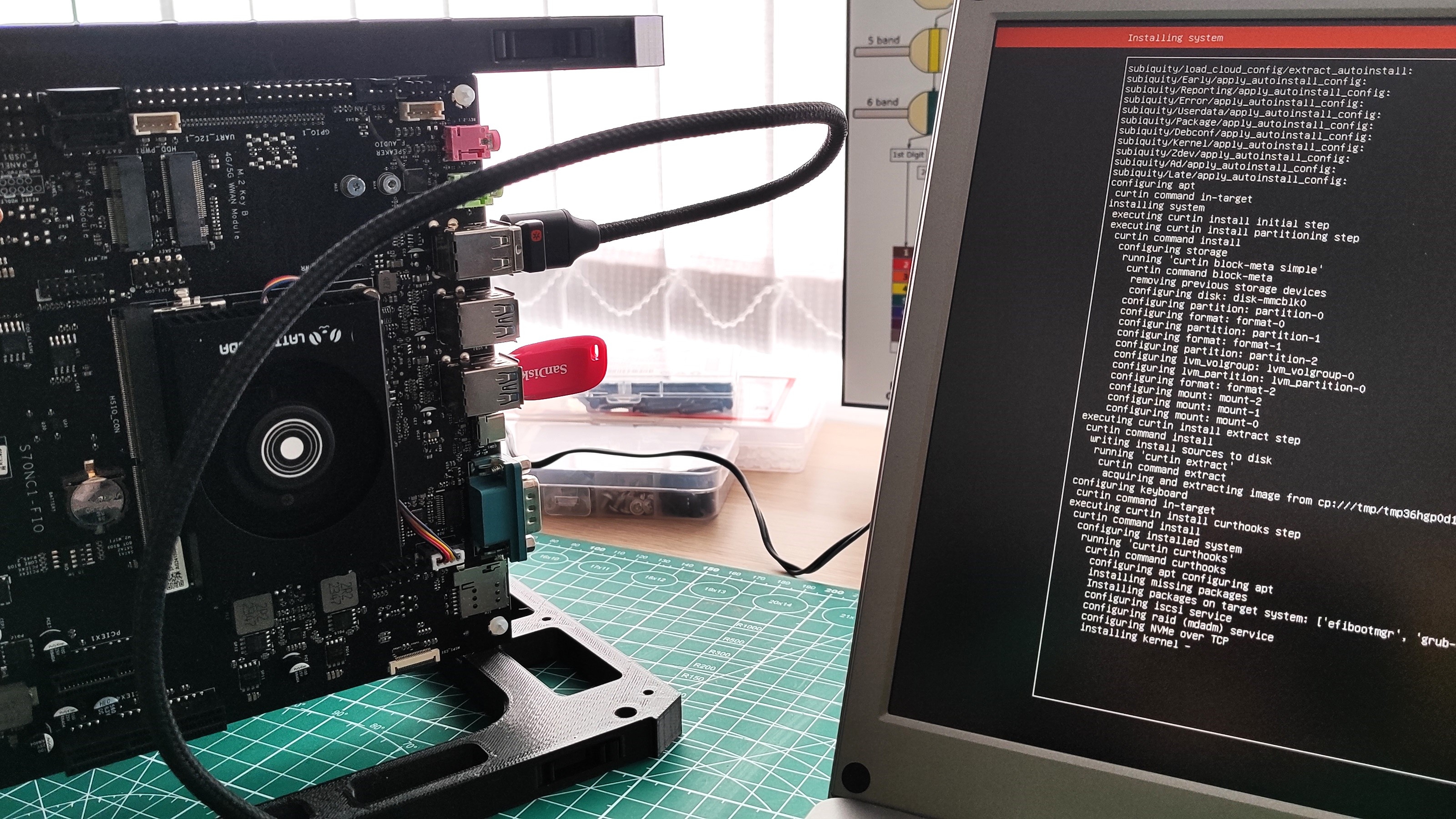 Installing Ubuntu on the server