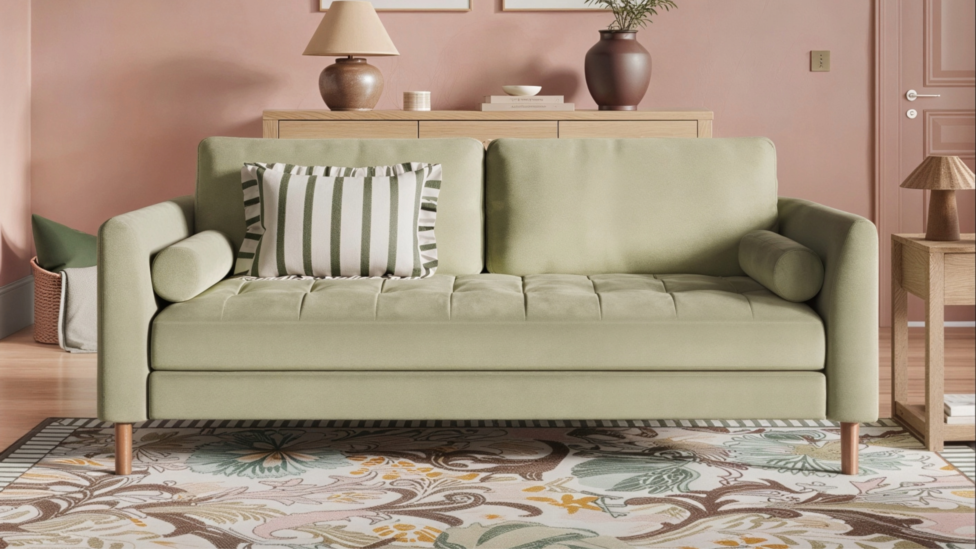 Dunelm Max Soft Chenille 3 Seater Sofa