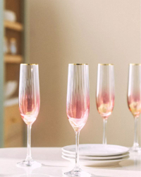 Set of 4 Waterfall Flutes:&nbsp;was £56now £42 | Anthropologie (save £14)