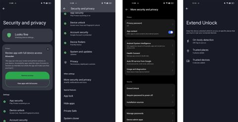 safe mode oneplus 8t android 14