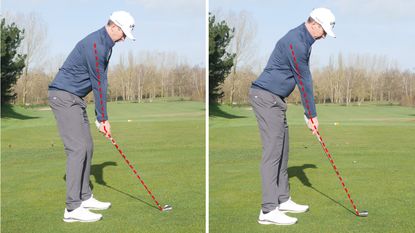 Single plane golf swing