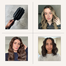 Editors testing the GHD Wave hair waver