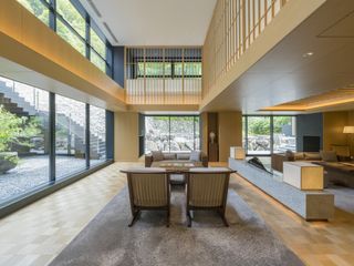 Lobby area at Banyan Tree Higashiyama Kyoto