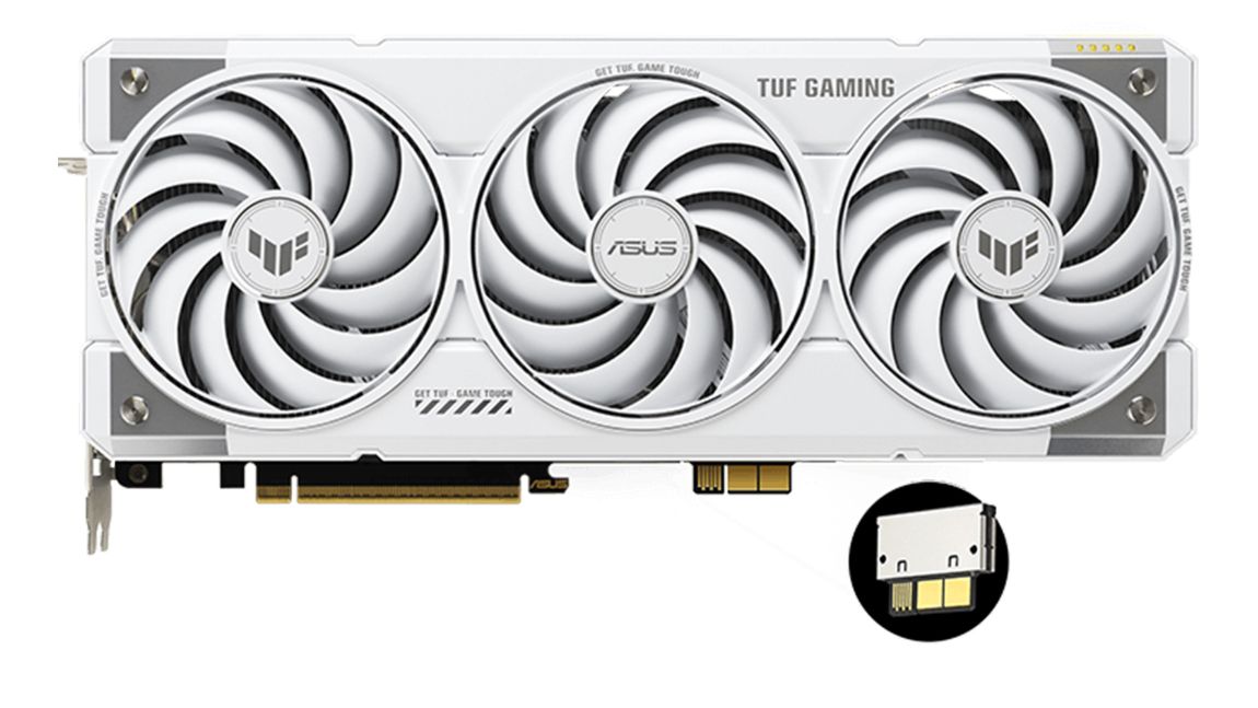 Asus's new BTF GPUs can now be used in standard systems courtesy of a detachable 1000W power connector — New 5090 and RTX 5070 Ti models have a dual personality
