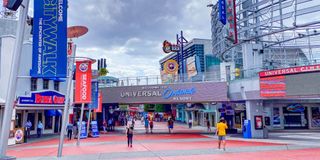 The entrance of CityWalk in Orlando.