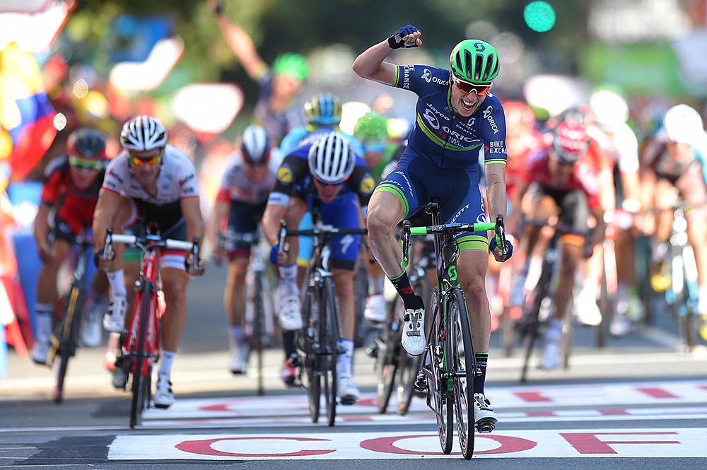 Jens Keukeleire (Orica-BikeExchange) claimed stage 12 of the Vuelta a Espa&ntilde;a