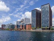 Apartment blocks in Manchester