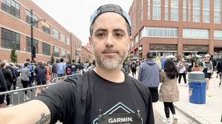 Dan Bracaglia at his first 5K race 