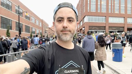 Dan Bracaglia at his first 5K race 