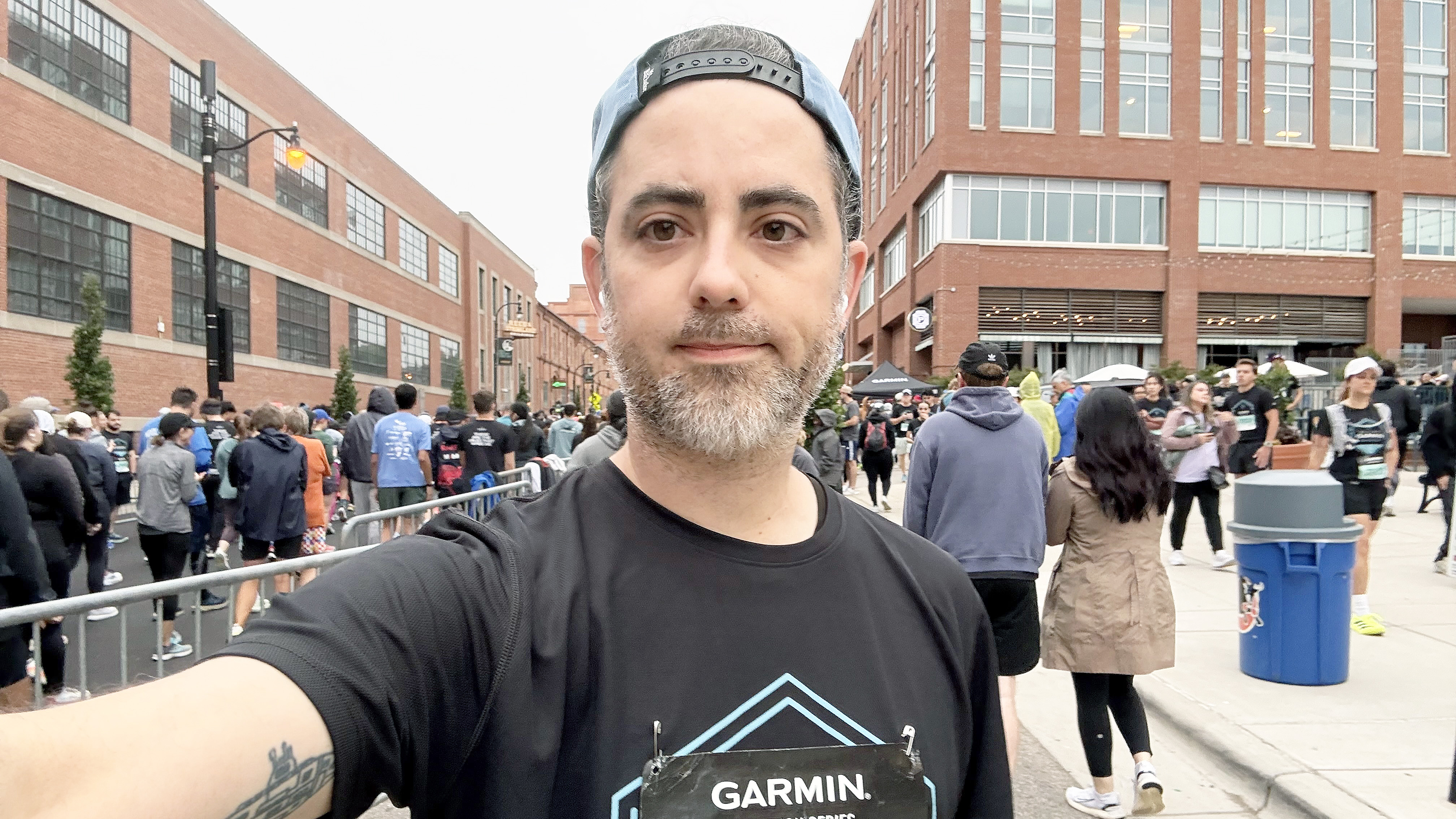 Dan Bracaglia at his first 5K race 