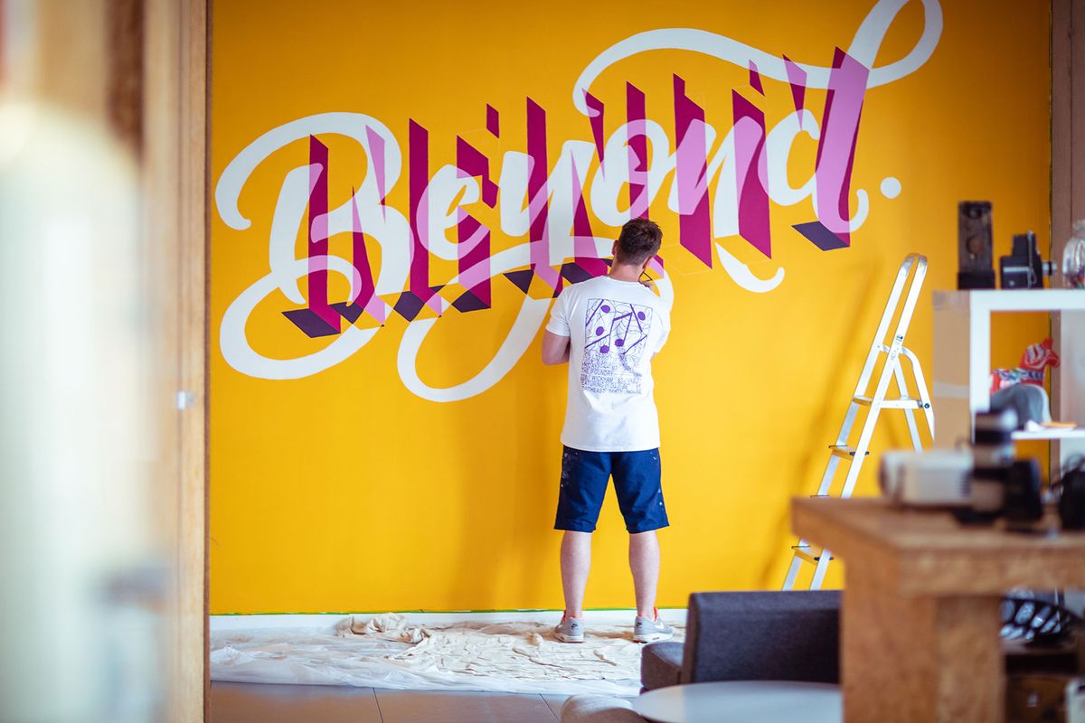 The mural got finished in the end