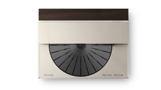 Beosystem 3000c Dune Grey Edition turntable system on a white background