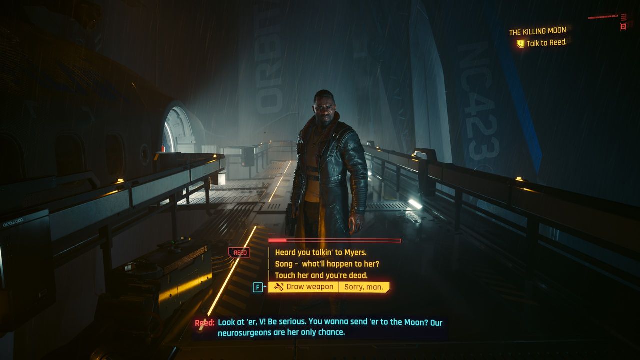 Cyberpunk 2077: Phantom Liberty endings - Reed